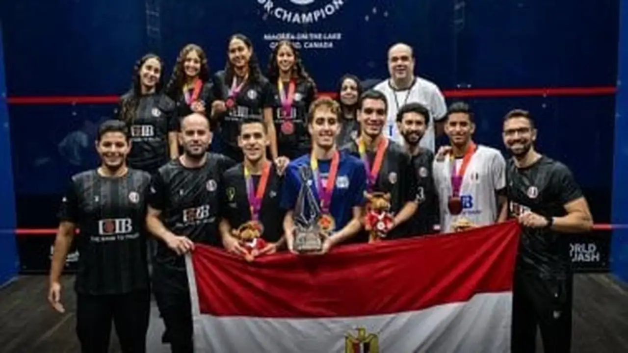 مصر تحقق 7 ميداليات في بطولة العالم لناشئي الإسكواش
